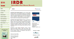Desktop Screenshot of irdrjournal.com